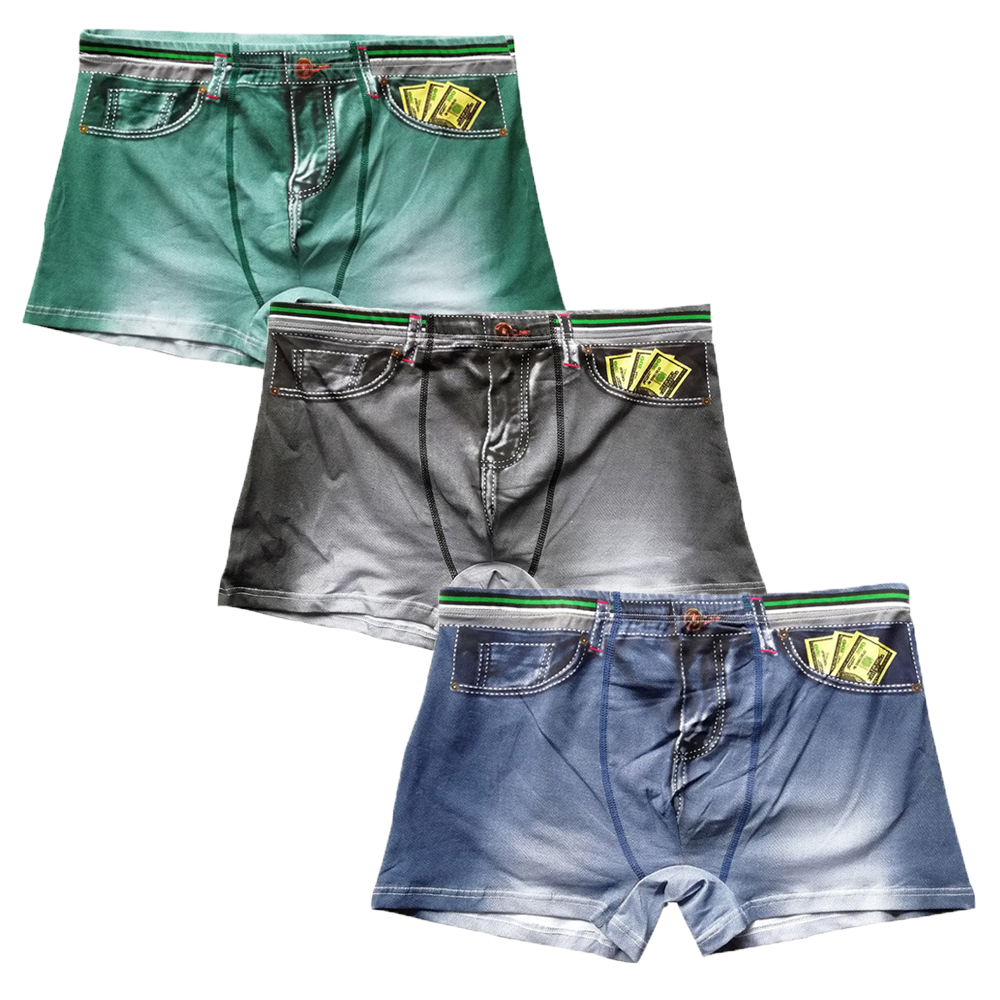 3 Teile/lose Männer Boxer Shor – Multi Pack Underwear Bewertung und Preis